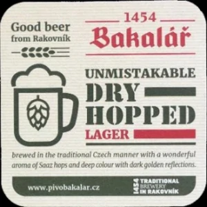 Baklář UNMISTAKABLE DRY HOPPED LAGER (PTEX-Č-ab)