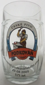 ČESKÉ PIVO PODKOVÁŇ slavnosti podkováňského piva 20.8.2005 571 let (0,5L) krýgl