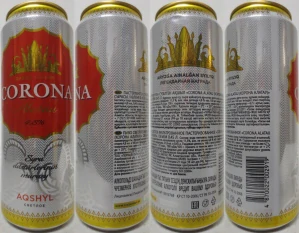 CORONA Alatau 4,8% froM KAZAKHSTAN (45cl) (T/O) Nr.1 