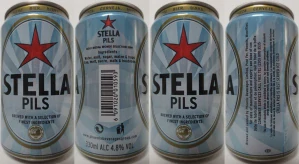 STELLA PILS from MAURITIUS (33cl) (T/O) Nr.1 