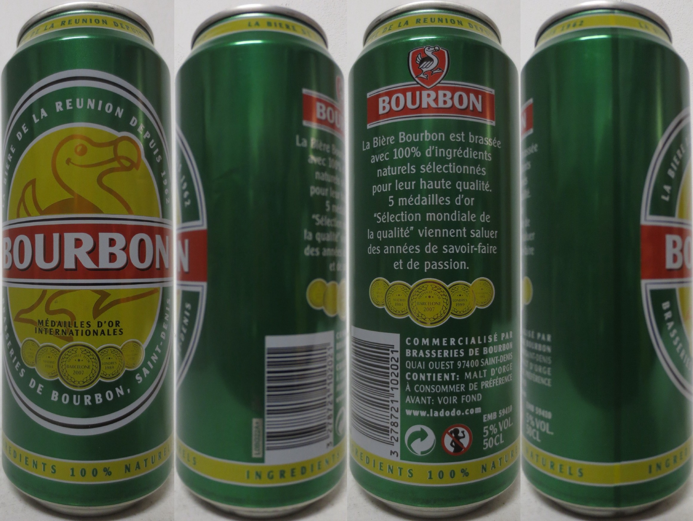 BOURBON from REUNION (50cl) (B/O) Nr.1 