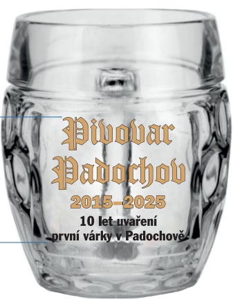 Pivovar Padochov 2015-2025 10 let uvaření první várky v Padochově (0,3L) Tübinger