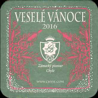VESELÉ VÁNOCE 2016 Zámecký pivovar Chýše (zelený) (PTMP-Č-a)