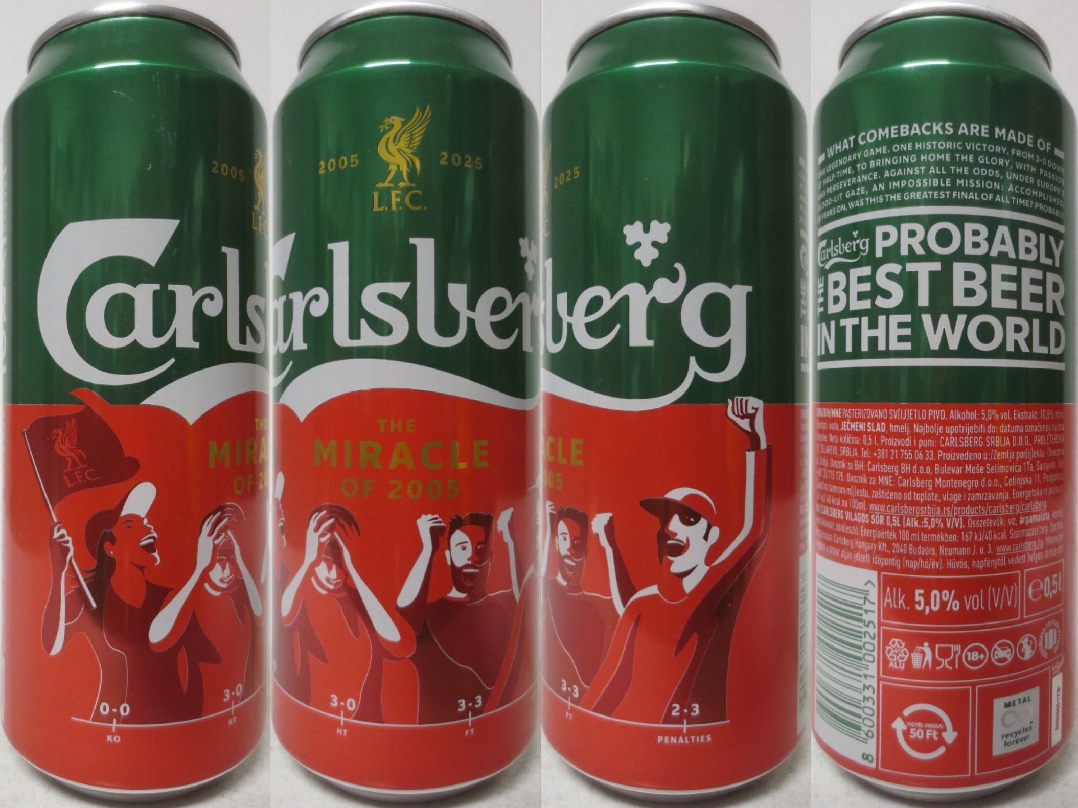 Carlsberg THE MIRACLE OF 2025 can from HUNGARY (50cl) Nr.1 