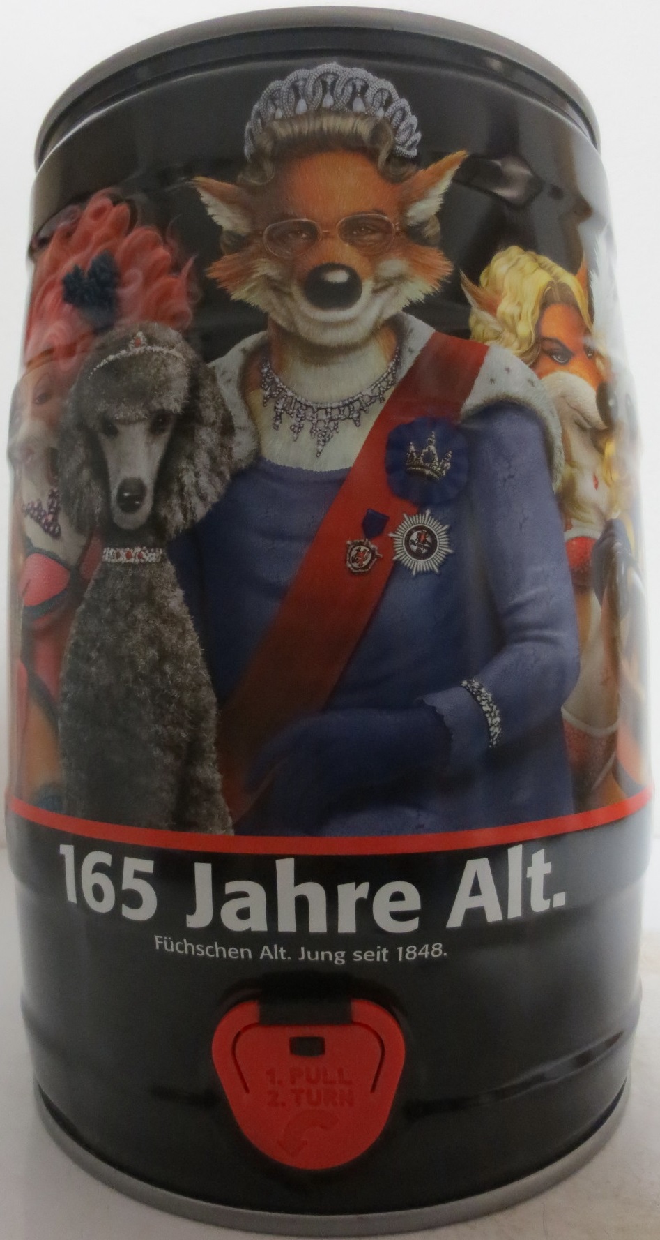Füchschen Alt 165 Jahre Alt. Füchschen Alt. Jung seit 1848 (5L) Nr.1