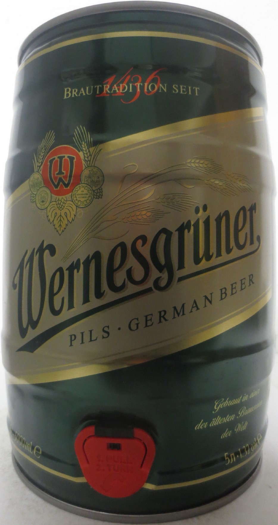Wernesgrüner PILS GERMAN BEER (5L) Nr.1