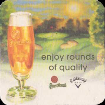 Pilsner Urquell Callaway GOLF enjoy rounds of quality (PTEX-Č-ab) 