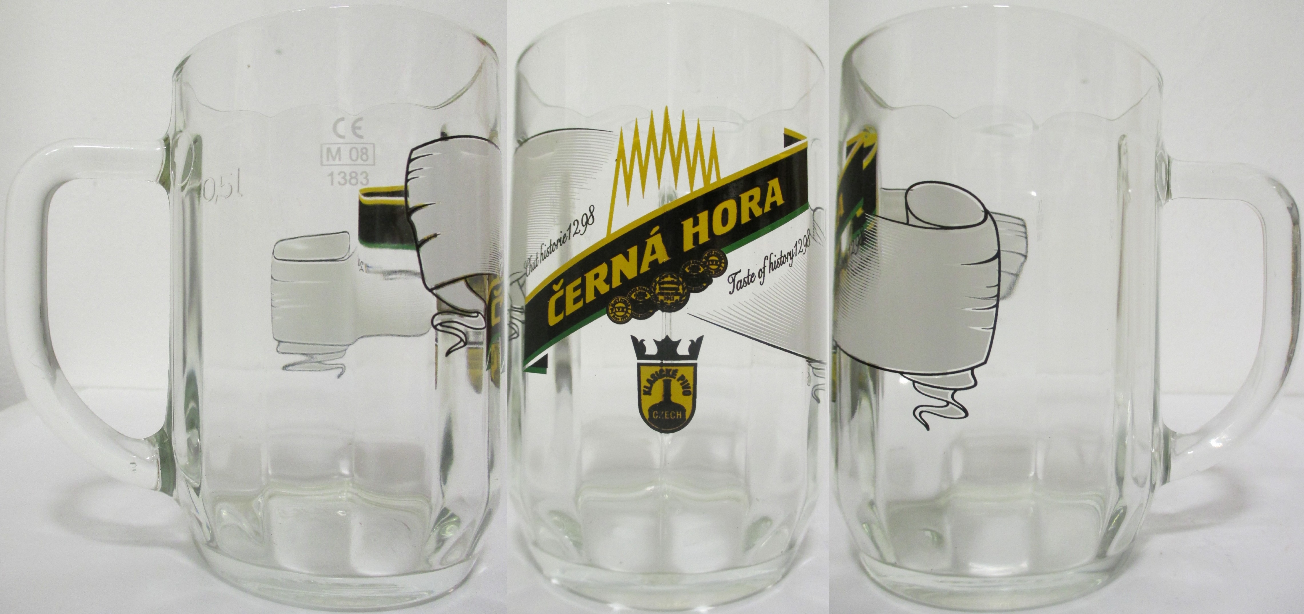ČERNÁ HORA KLASICKÉ PIVO CZECH (0,5L) Praha (žlutá barva) 