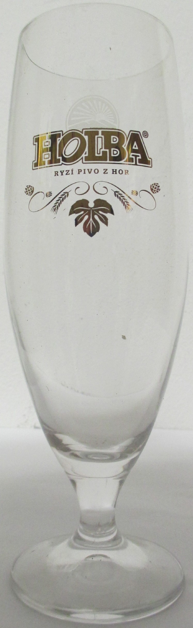 HOLBA RYZÍ PIVO Z HOR (0,5L) stopka (zlatá) 
