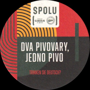 SPOLU COBOLIS Budvar DVA PIVOVARY, JEDNO PIVO TRINKEN SIE DEITSCH (PTMP-K-ab)