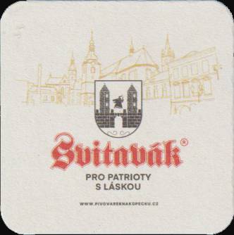 SVITAVSKÝ PIVOVÁREK Na Kopečku Svitavák PRO PATRIOTY S LÁSKOU WWW.PIVOVARNAKOPECKU.CZ (PTMP-Č-ab)