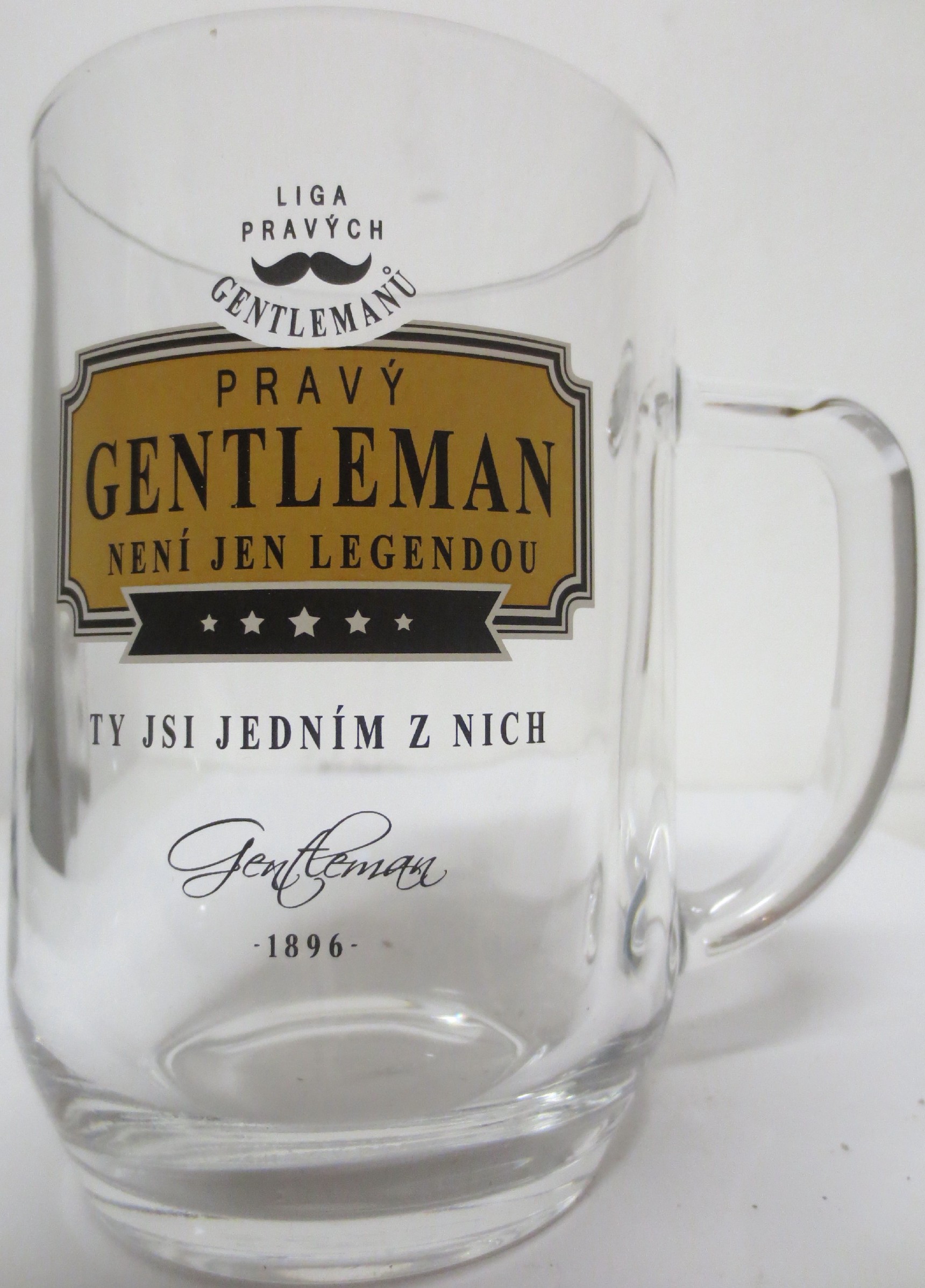 PRAVÝ GENTLEMAN NENÍ JEN LEGENDOU TY JSI JEDNÍM Z NICH (0,5L) Bohemia