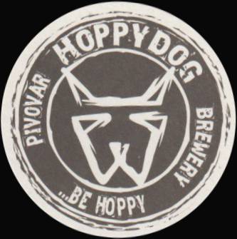 PIVOVAR HOPPY DOG BREWERY ...BE HOPPY (93mm) (PTMP-Km-a) 
