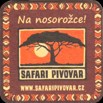 SAFARI PIVOVAR WWW.SAFARIPIVOVAR.CZ Na nosorožce! (PTMP-Č-ab) 