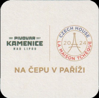 PIVOVAR KAMENICE NAD LIPOU NA ČEPU V PAŘÍŽI  2024 (PTMP-Č-ab) 