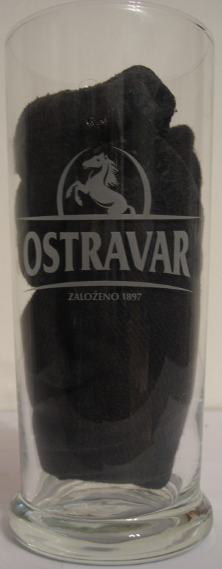 OSTRAVAR ZALOŽENO 1897 (0,5L) štuc pískovaný