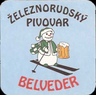 ŽELEZNORUDSKÝ PIVOVAR BELVEDER (zelený kabátek) (PTMP-Č-a) 
