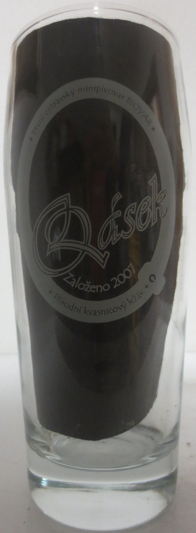 Qásek Založeno 2007 (0,5L) (pískovaný) Willi č.1