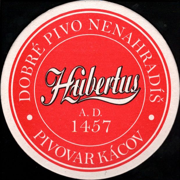 Hubertus A.D. 1457 PIVOVAR KÁCOV (červený) (PTMP-K-ab)