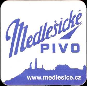 Medlešické PIVO www.medlesice.cz (modrý) (PTMP-Č-a) 