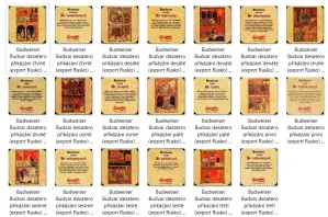 Budweiser Budvar DESATERO (PTEX-Č-ab) (série 10ks)