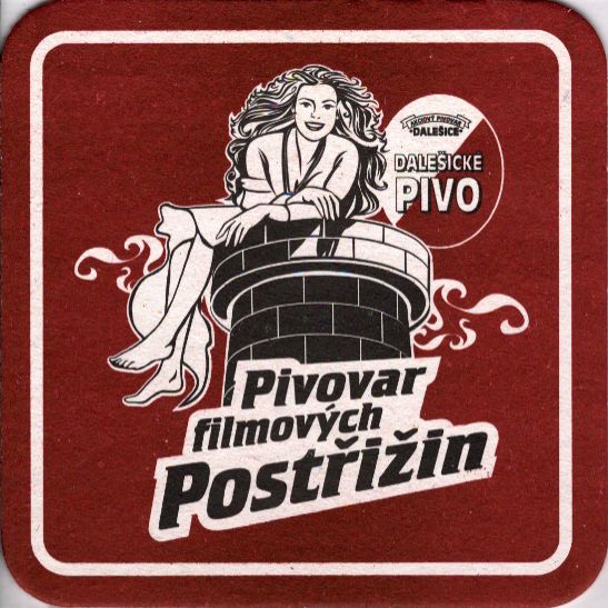 DALEŠICKÉ PIVO Pivovar filmových Postřižin (komín) (PTMP-Č-a+b)