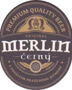 MERLIN ČERNÝ ORIGINAL PREMIUM QUALITY BEER S POUŽITÍM PRAŽENÉHO JEČMENE (PTVP-S-ab)