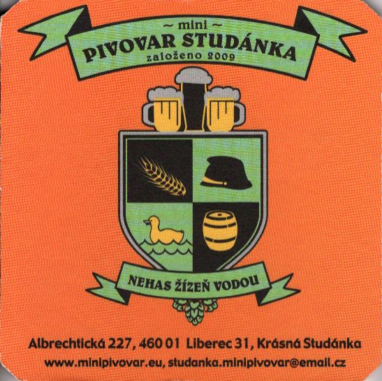 PIVOVAR STUDÁNKA NEHAS ŽÍZEŇ VODOU (oranžový) (PTMP-Č-ab)