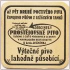 ORIGINÉLNÍ PROSTĚJOVSKÉ PIVO (PTMP-Č-a) -