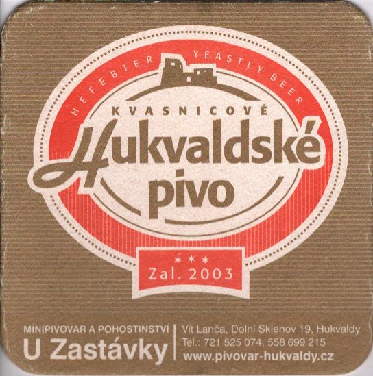 Hukvaldské pivo (hnědo/bílý) (PTMP-Č-ab) 