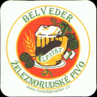 BELVEDER ŽELEZNORUDSKÉ PIVO www.hotelbelveder.cz CHYBA TISKU!!! (PTMP-Č-a) 