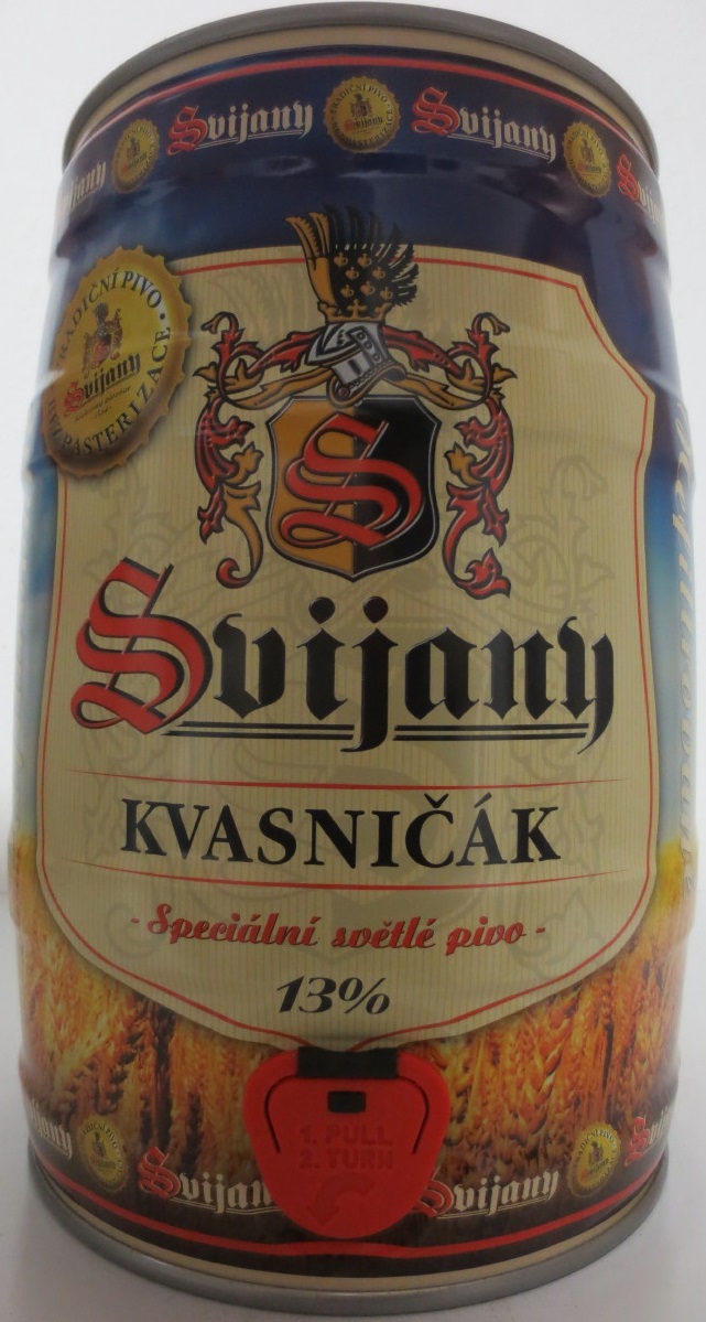 Svijany KVASNIČÁK Speciální světlé pivo 13% (5L) č.1 