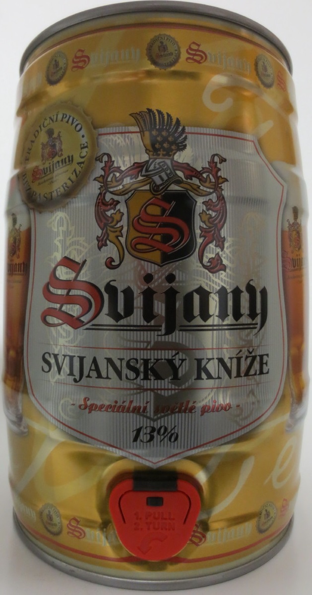 Svijany SVIJANSKÝ KNÍŽE - speciální světlé pivo - 13% (5L) č.1