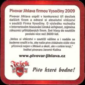 Ježek 150 let Pivovar Jihlava firmou Vysočiny roku 2009 (PTVP-Č-ab) 