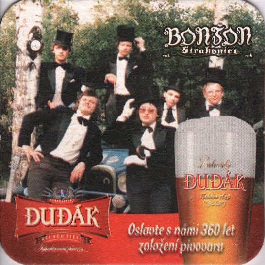 BARON Strakonice DUDÁK Oslavte s námi 360 let BONTON Strakonice (vpravo nahoře) (PTVP-Č-ab)