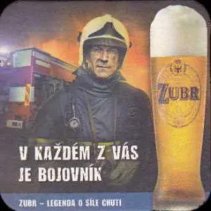 ZUBR V KAŽDÉM Z NÁS JE BOJOVNÍK NAJDI HO V SOBĚ I TY (hasič) (PTVP-Č-ab)