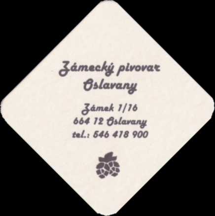 OSLAVANY Zámecký pivovar (majitel G+C Pacific a.s.) (PTMP-Č-ab)