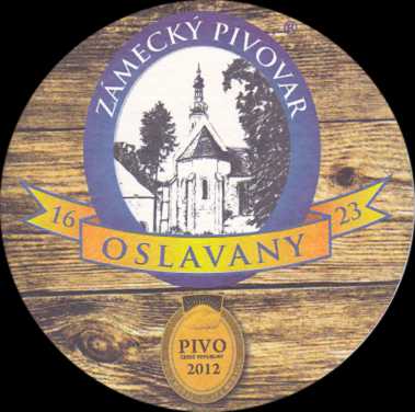 ZÁMECKÝ PIVOVAR 1623 OSLAVANY PIVO ČESKÉ REPUBLIKY 2012 č.4 (PTMP-K-ab)