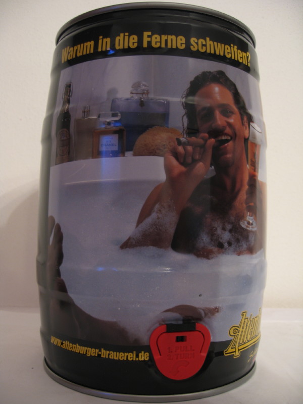 Altenburger man in bath with cigar 