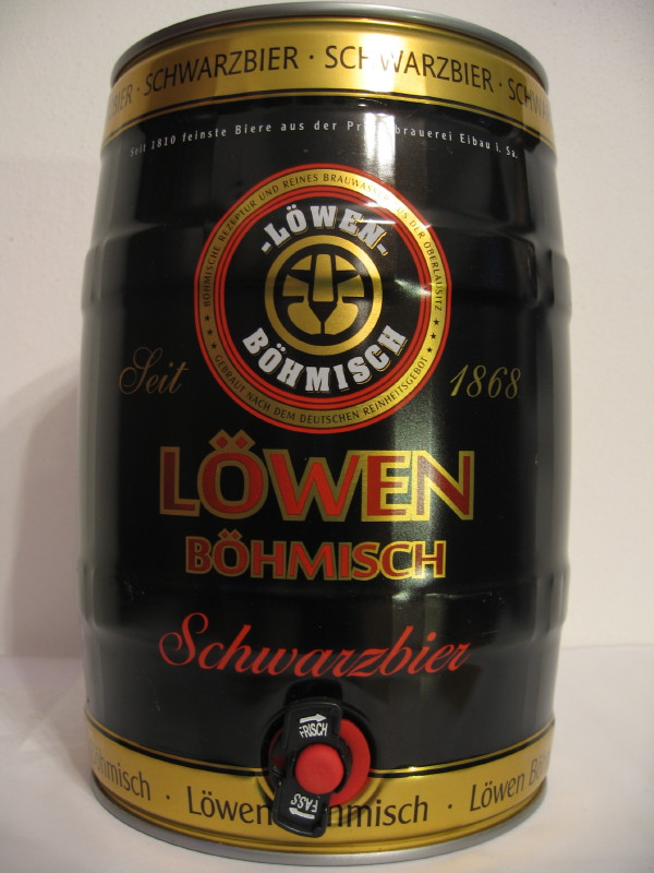 LÖWEN BÖHMISCH Schwarzbier (red) (5L) Nr.1
