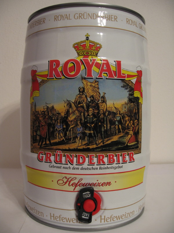 ROYAL GRÜNDERBIER Hefeweizen (5L) Nr.1