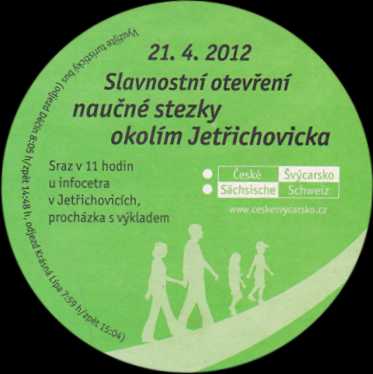21.4.2012 Slavnostní otevření naučné stezky okolím Jetřichovicka (PTMP-K-ab) 