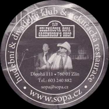 SPOLKOVÝ PIVOVAR SAZOVICE 2008 ZLÍNSKÝ ŠVEC ZELENÁČOVA ŠOPA (PTMP-K-ab) -