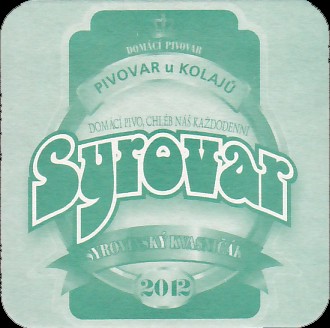 PIVOVAR u KOLAJŮ Syrovar SYROVARSKÝ KVASNIČÁK 2012 (PTMP-Č-a) - 