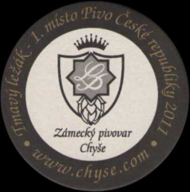 Zámecký pivovar Chýše Tmavý ležák - 1.místo Pivo České republiky 2011 (PTMP-K-a)