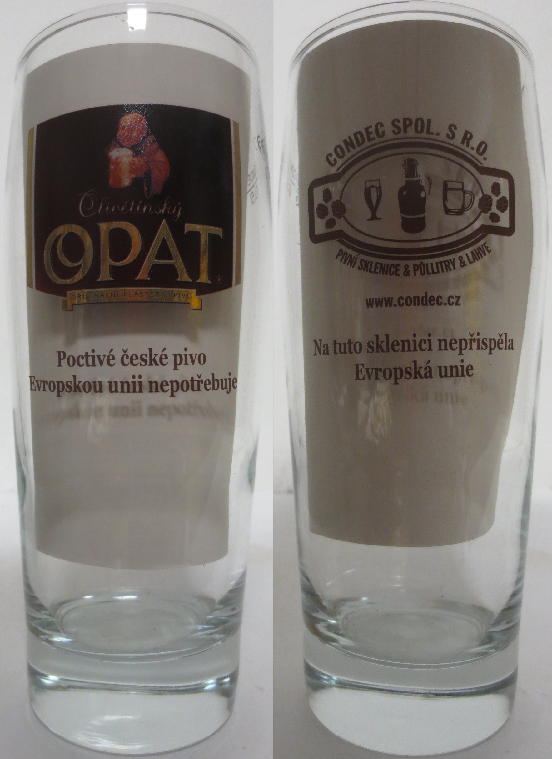 OPAT Poctivé české pivo Evropskou unii nepotřebuje (0,5L) Willi