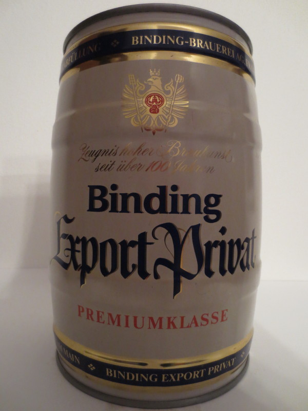 Binding Export Privat 100 Jahre