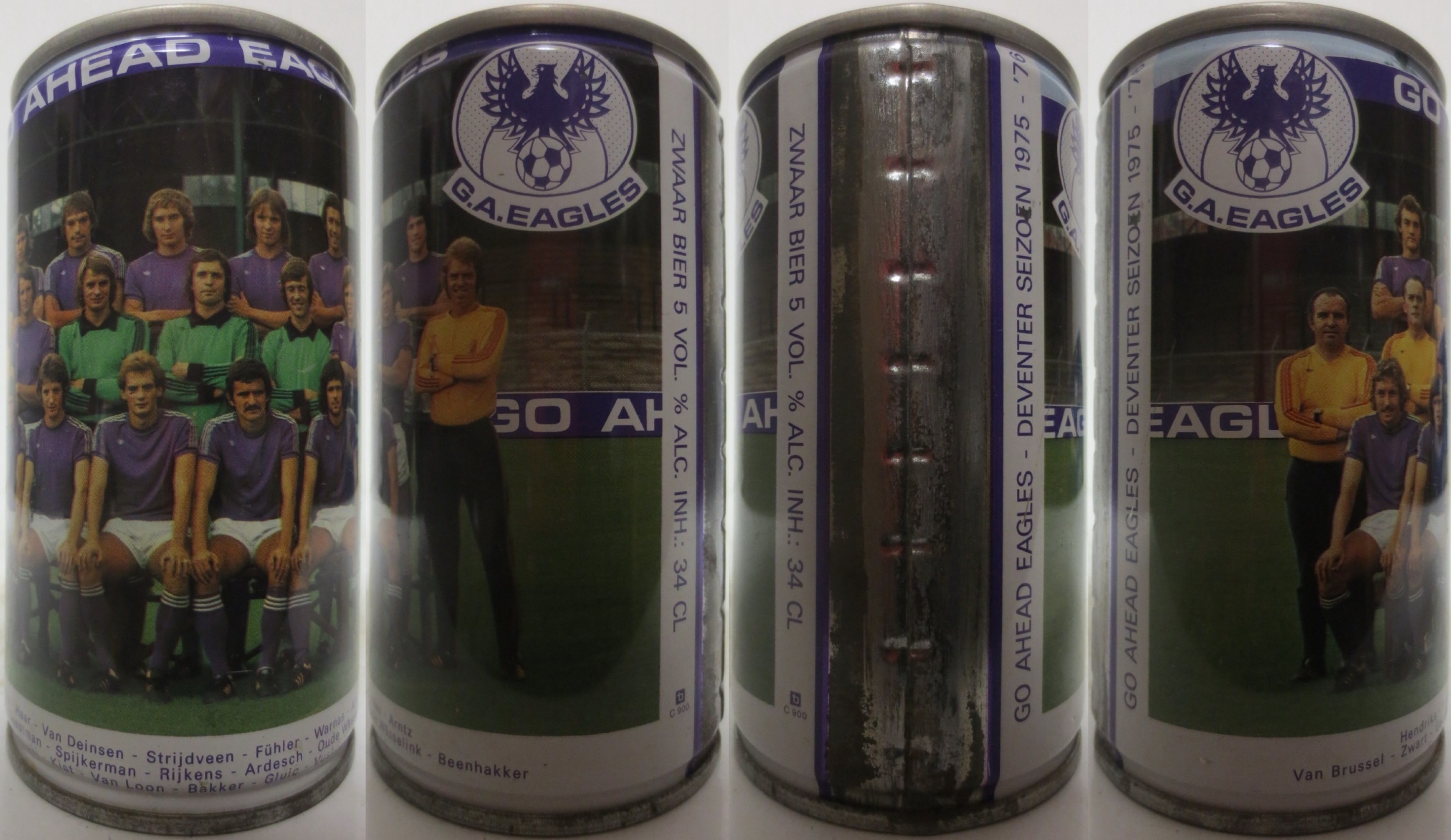 G.A.EAGLES can from HOLLAND (CS) (34cl)