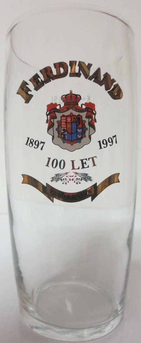 FERDINAND 1897-1997 100 LET PIVOVAR BENEŠOV (0,5L) Willi