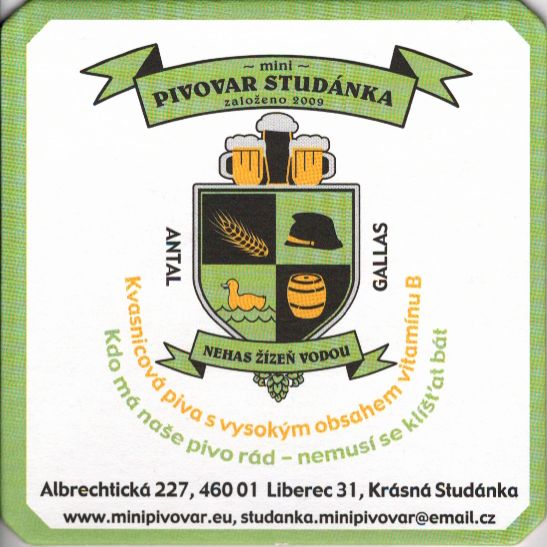 PIVOVAR STUDÁNKA NEHAS ŽÍZEŇ VODOU (zeleno/bílý) (PTMP-Č-ab)